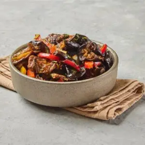 קוביות חציל בתחמיץ