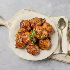 פרגית ממולאת בבשר וירקות שורש