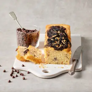 עוגת שיש לימון ושקדים