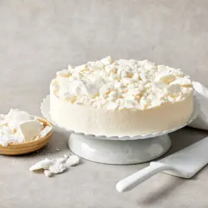 עוגת גבינה לימונית ומרנג שבור