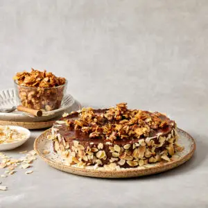 מוס שוקולד שקדים